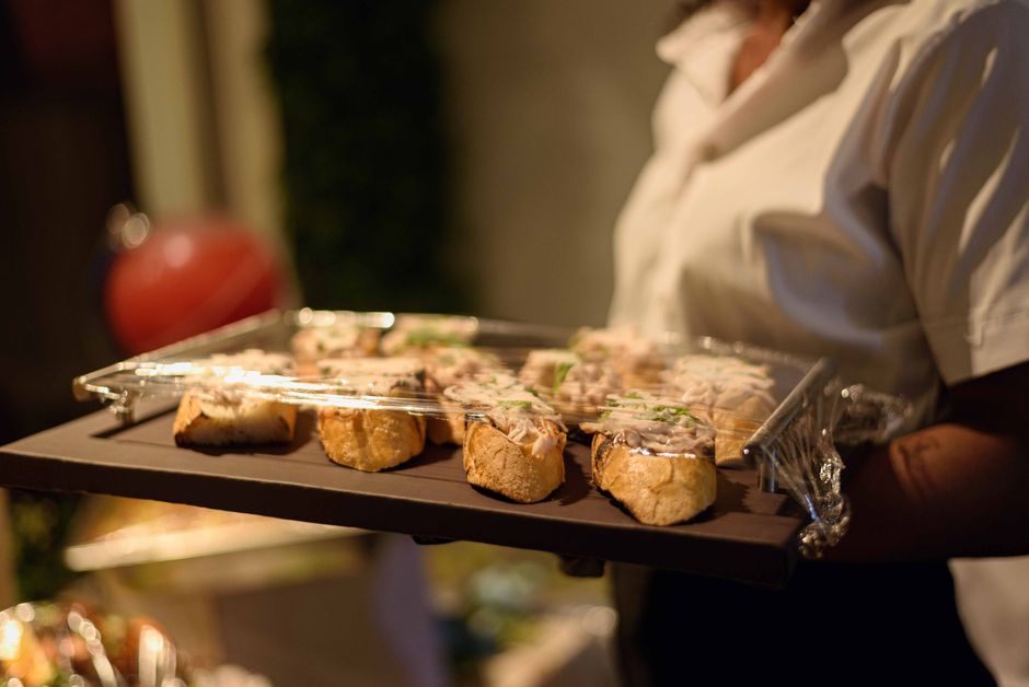 Professional catering event food service
