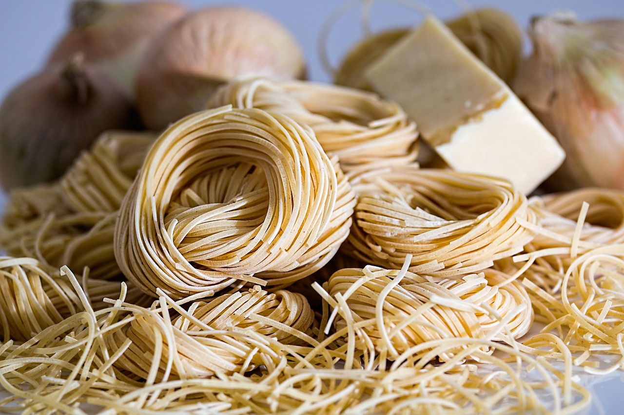 Italian pasta culinary preparation